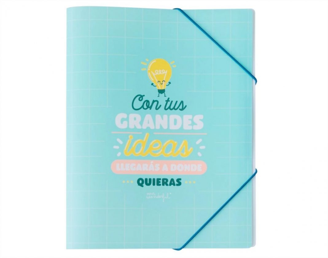 carpeta hojas transparentes mr wonderful el corte ingles