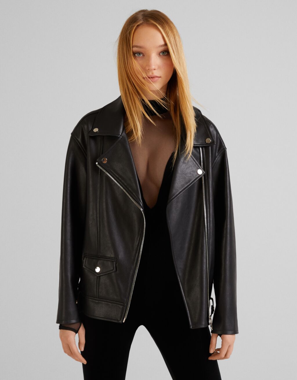 cazadora biker