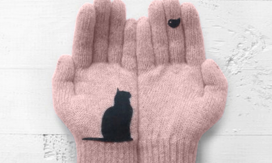 guantes de gatito