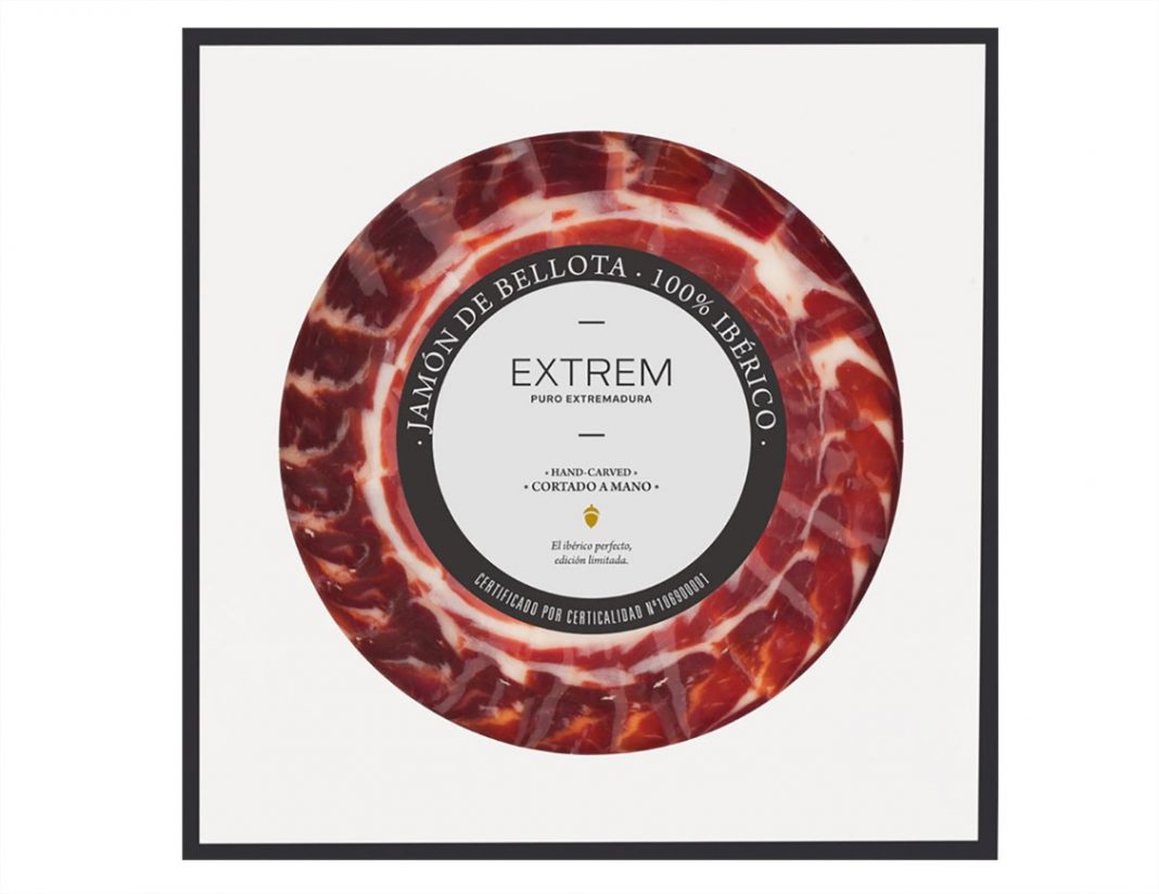 jamon de bellota iberico loncheado