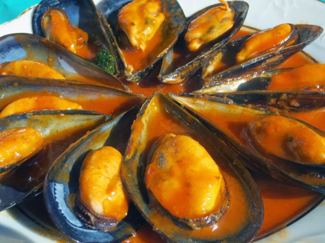 mejillones salsa vieira