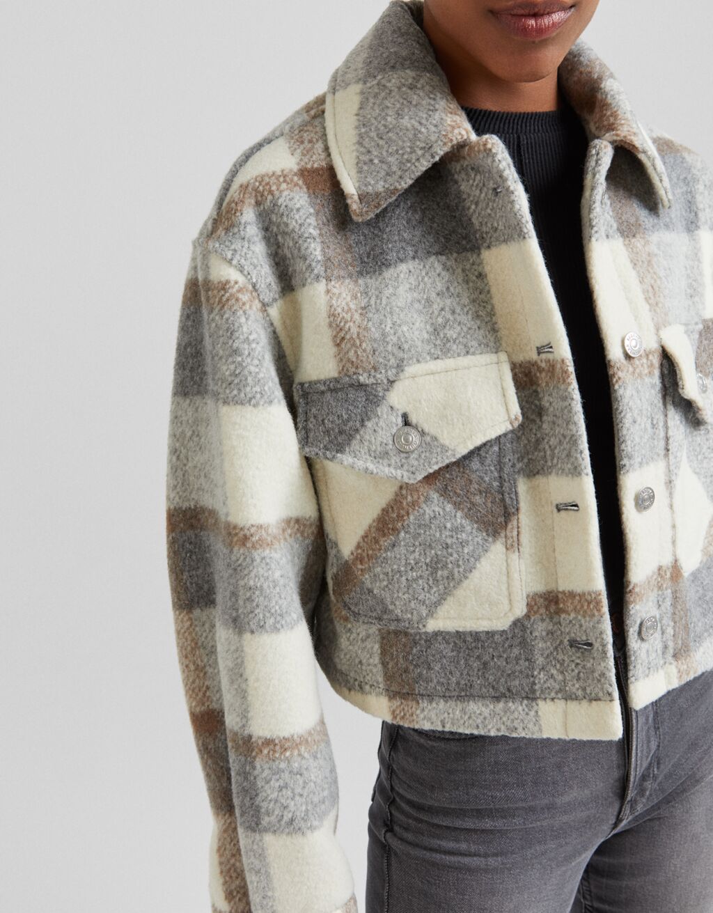 sobrecamisa cuadros