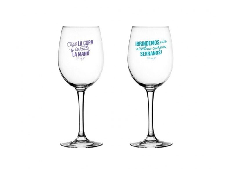 SET DE 2 COPAS DE VINO MR WONDERFUL, REBAJADAS EN CARREFOUR