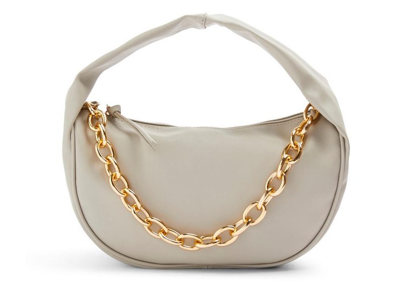 BOLSO CRUZADO BEIGE DE PIEL SINTÉTICA CURVADO DE PRIMARK