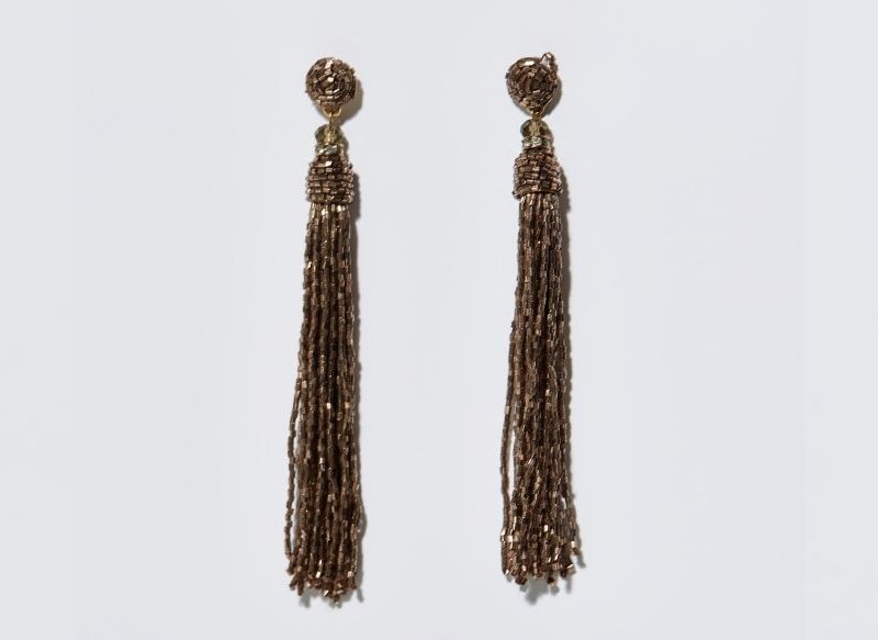 PENDIENTES LARGOS CUENTAS DE SFERA