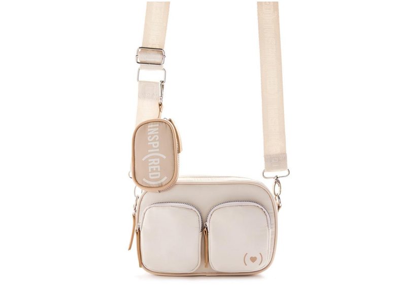 BOLSO BANDOLERA CON DOS BOLSILLOS DE PRIMARK RED
