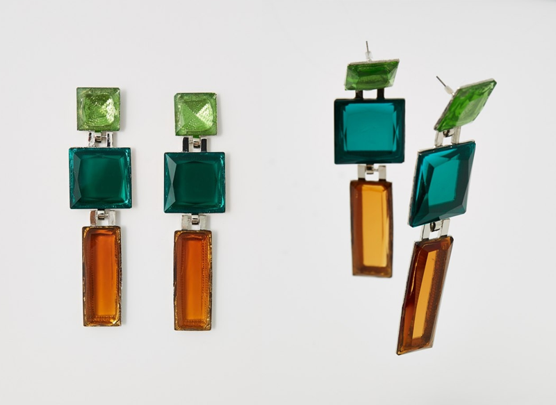 PENDIENTES LARGOS PIEZAS DE SFERA