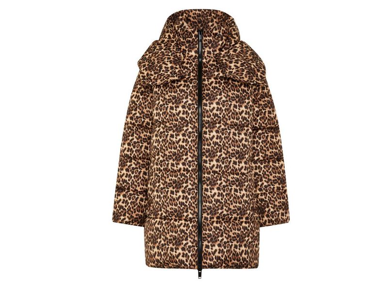 ABRIGO ACOLCHADO CON ESTAMPADO DE LEOPARDO DE PRIMARK