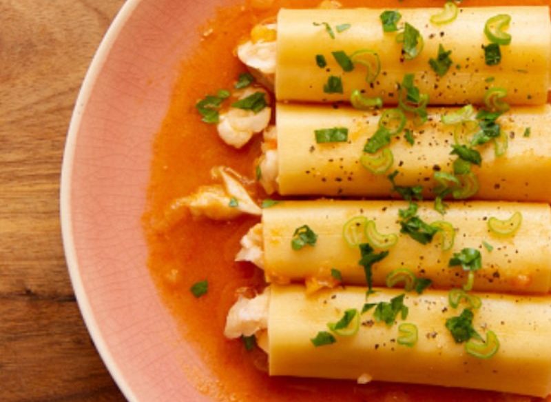 CANELONES DE MARISCO, UN PRIMER PLATO SENCILLO IDEAL PARA NAVIDAD