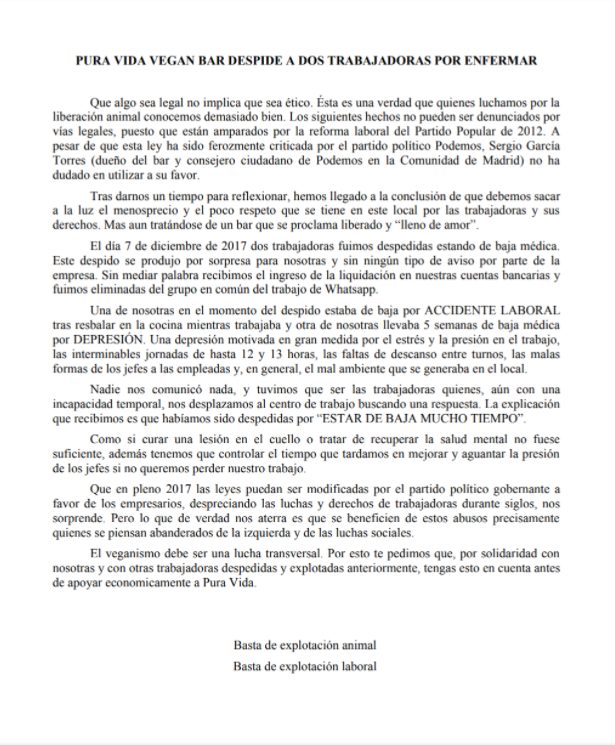 Animalista de día y ¿explotador laboral de noche? La polémica golpea a Sergio Torres 1 Moncloa Sin titulo Moncloa