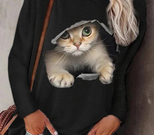 camiseta gatito