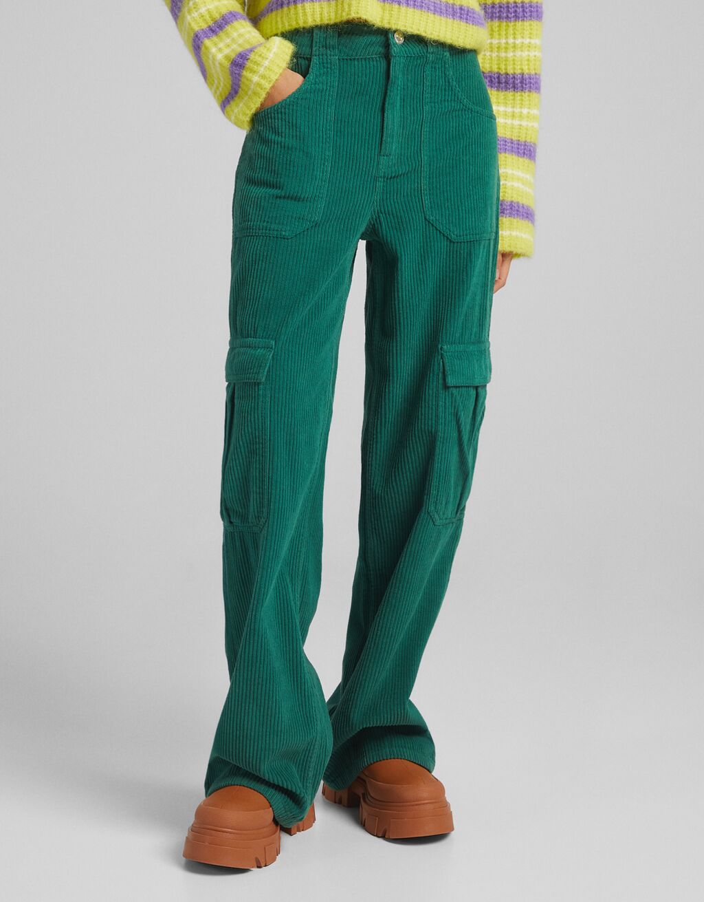 pantalon cargo pana