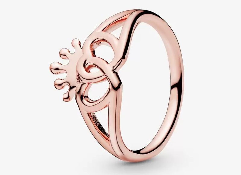 ANILLO CORAZONES REALES UNIDOS
