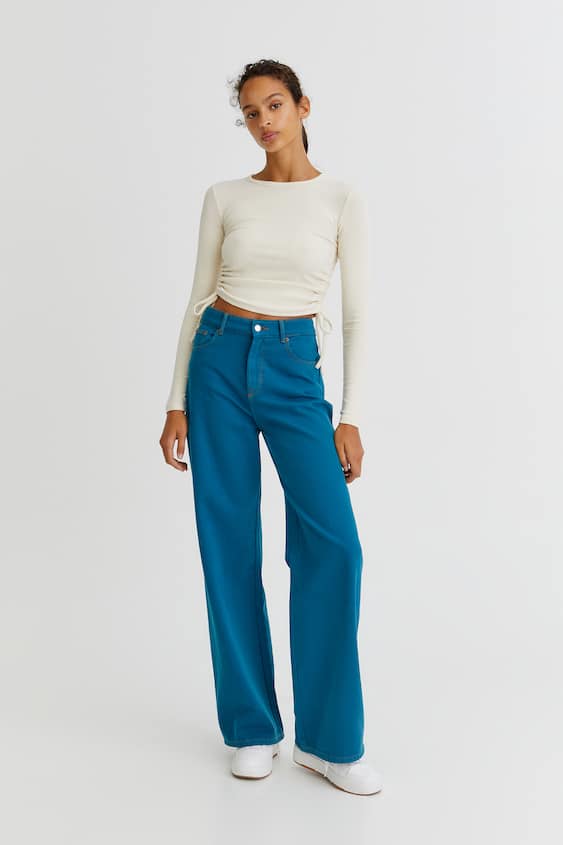 Jeans wide leg color