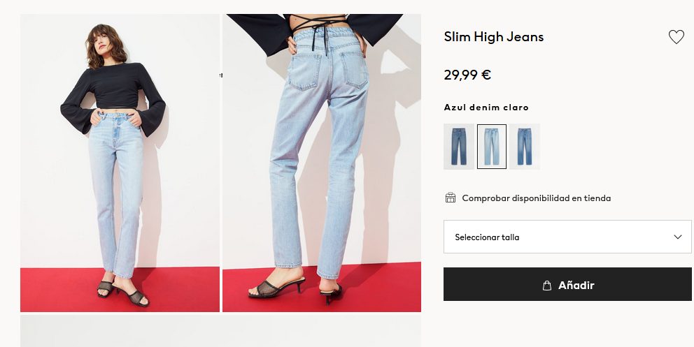Slim High Jeans- H&M