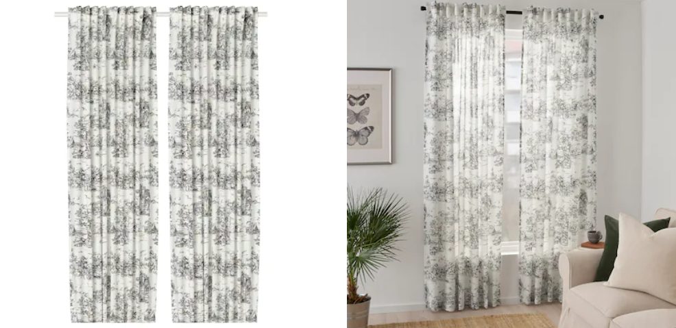 cortinas estampadas