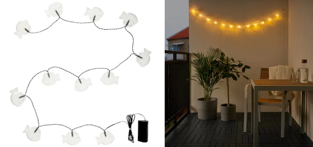 guirnalda bombillas ikea