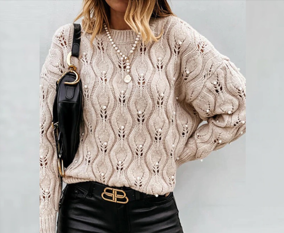 jersey con perlas