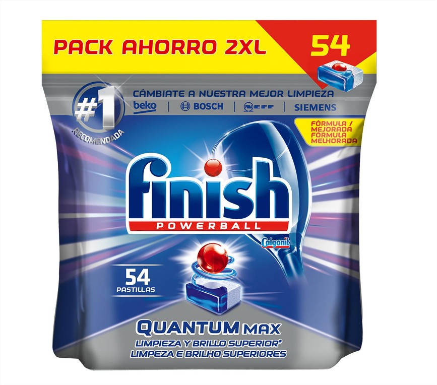 lavavajillas maquina quantum max pastillas finish carrefour