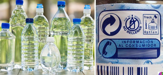 botella de agua