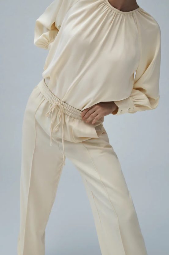 pantalon recto pijamero zara