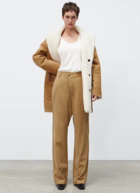 pantalon wide leg zara