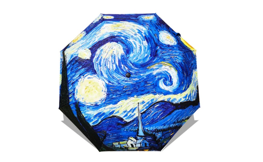 paraguas van gogh