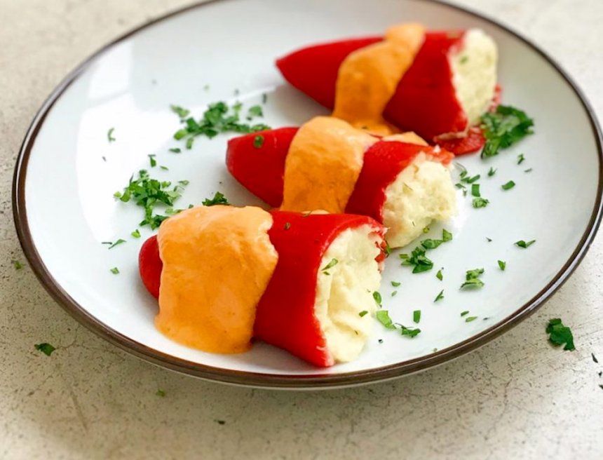 triturar salsa pimientos de piquillo