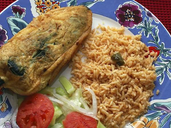 chile relleno menú Moncloa