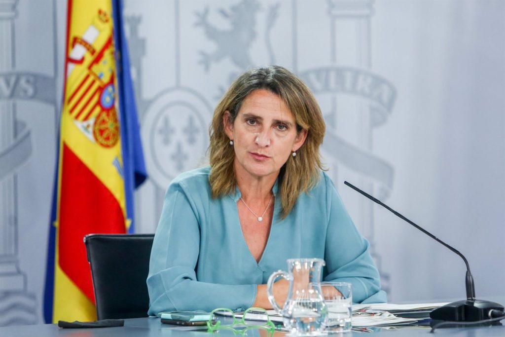 Teresa Ribera cabrea a las cuencas mineras de León | Foto: Europa Press