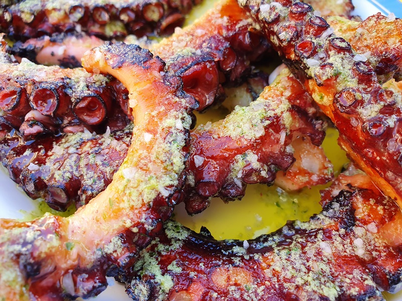 freir pulpo
