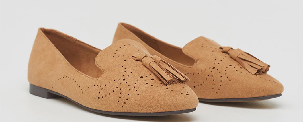 slipper troquelada tassel sfera el corte ingles