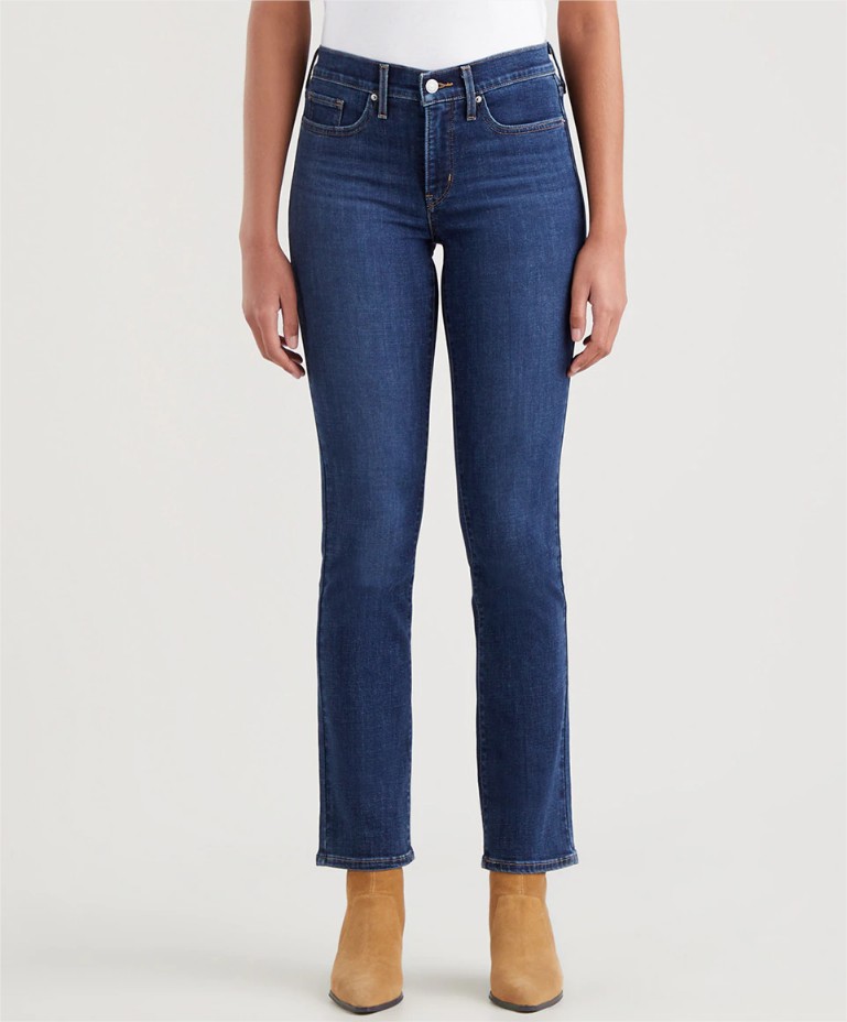 vaquero levis shaping straight lavado oscuro