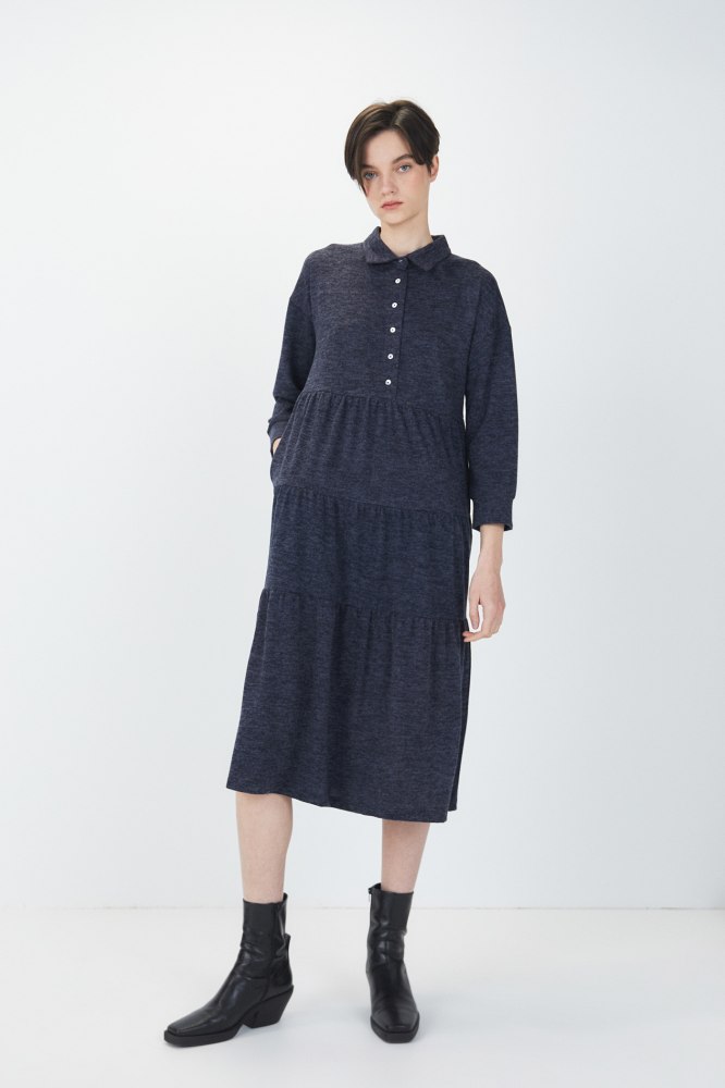 vestido soft midi