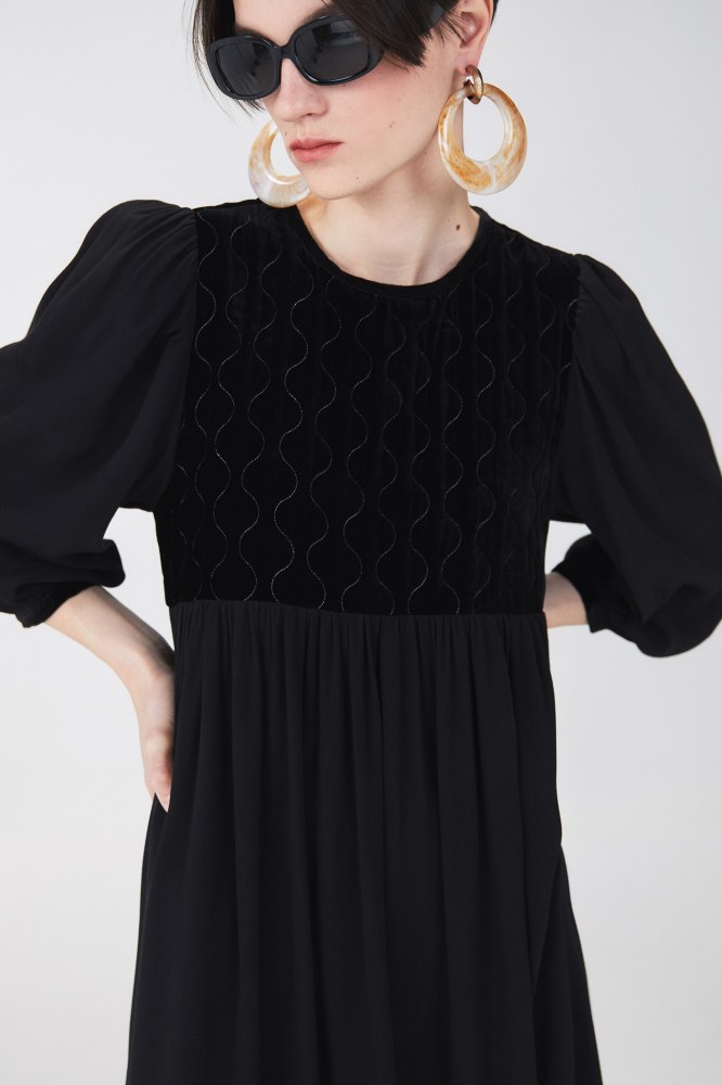 vestido terciopelo sfera
