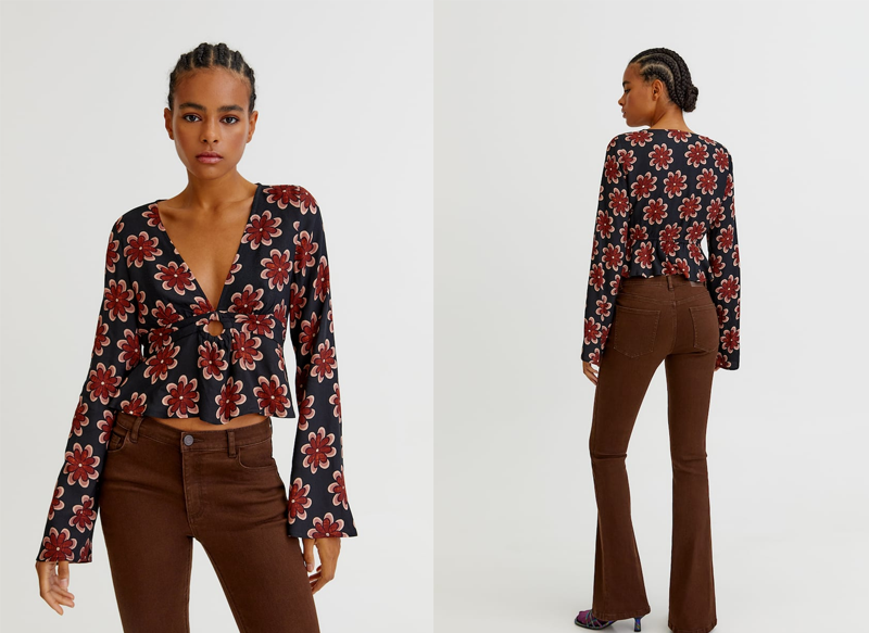 BLUSA FLORES RETRO