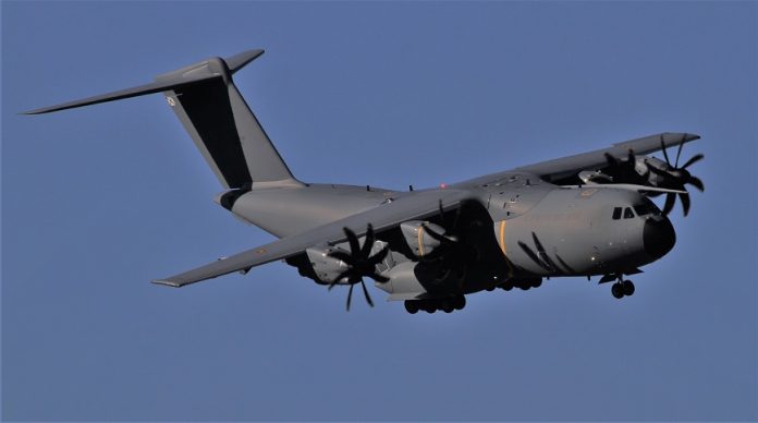 Uno de los A400M del Ejército del Aire. (foto Julio M. Gutierrez)
