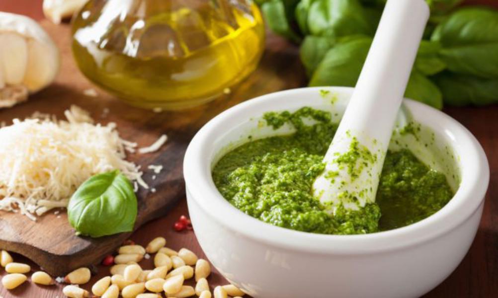 Pesto: originaria de la zona de Italia