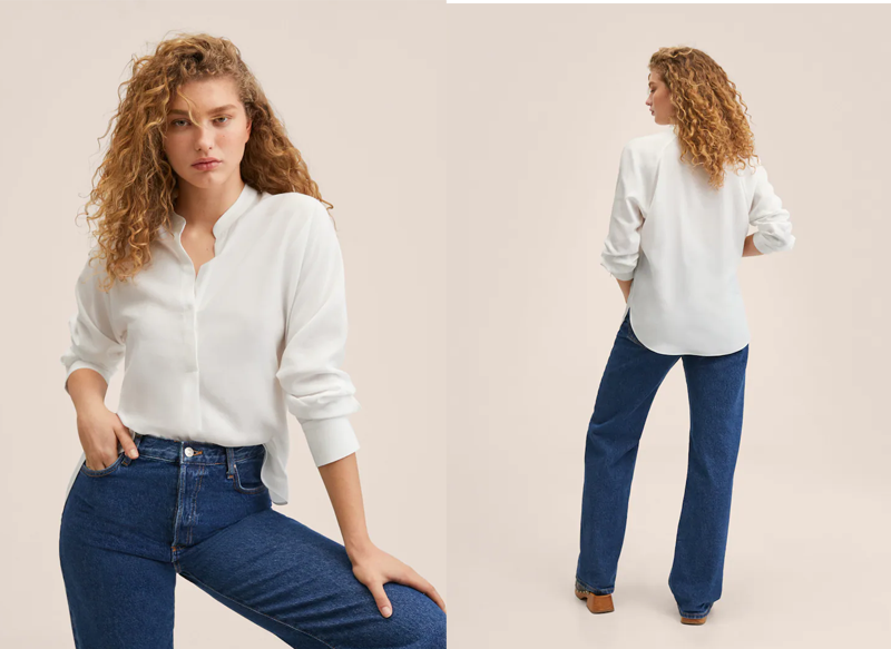 BLUSA LYOCELL OVERSIZE DE MANGO