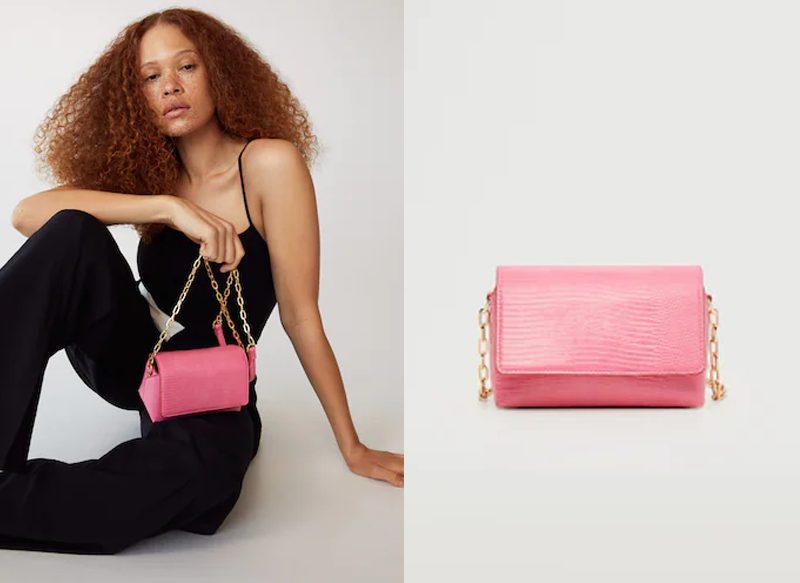 BOLSO SOLAPA CADENA DE MANGO