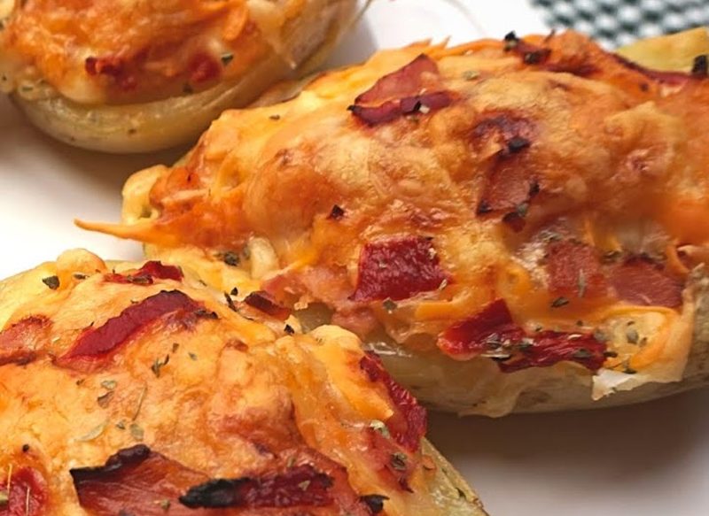 LLEGANDO AL FINAL DE LA RECETA DE PATATAS RELLENAS DE ATÚN