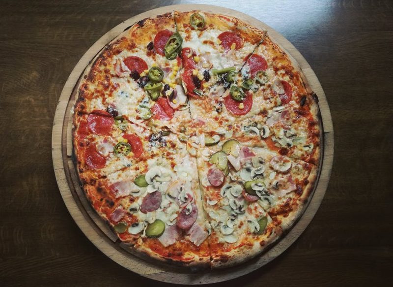 PIZZAS CON BASE DE HARINA DE TRIGO INTEGRAL