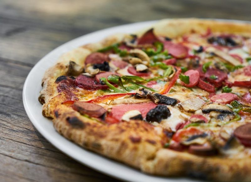DISFRUTAR DE PIZZAS SANAS