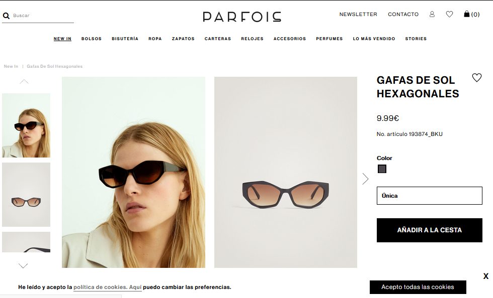 Gafas De Sol Hexagonales- Parfois