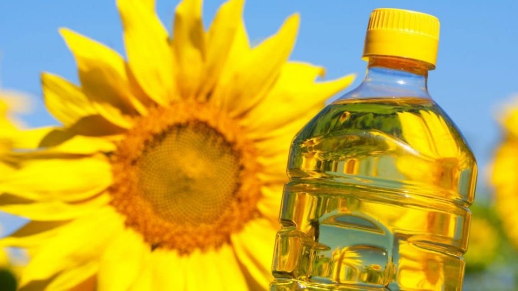 aceite de girasol abierto