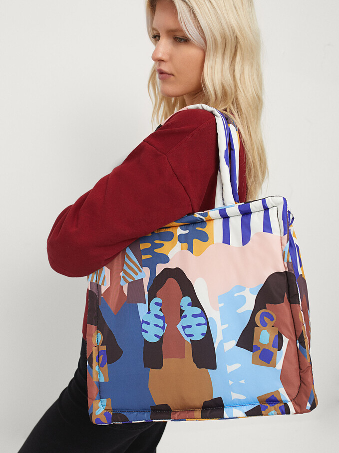 bolsho shopper estampado parfois