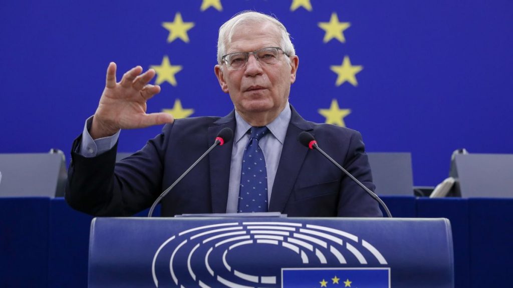 Josep Borrell, jefe de la diplomacia europea y defensor del pueblo palestino