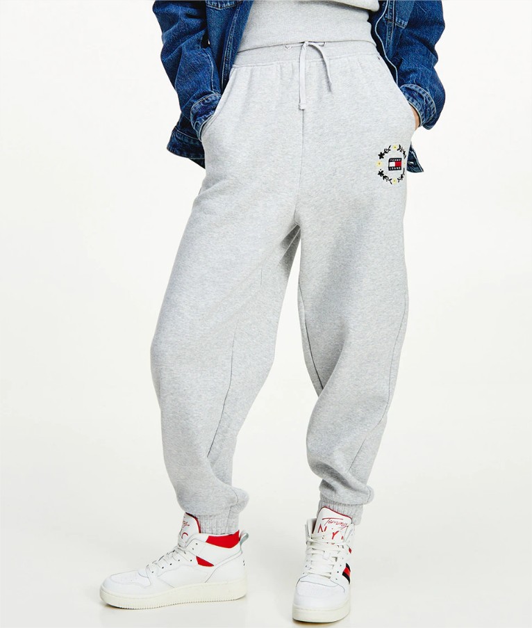pantalon chandal high waist tommy jeans el corte ingles