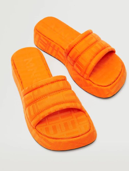 sandalias acolchadas
