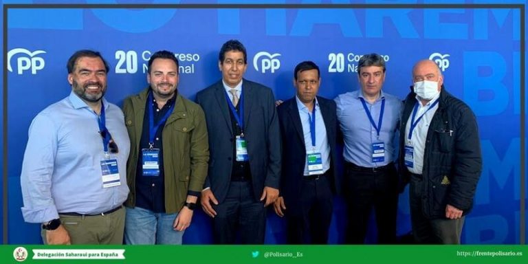 Una delegación del Frente Polisario en España asiste al XX Congreso del PP de Sevilla